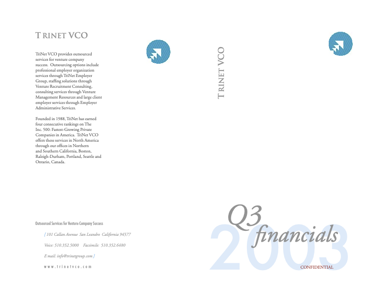 Trinet Annual Report