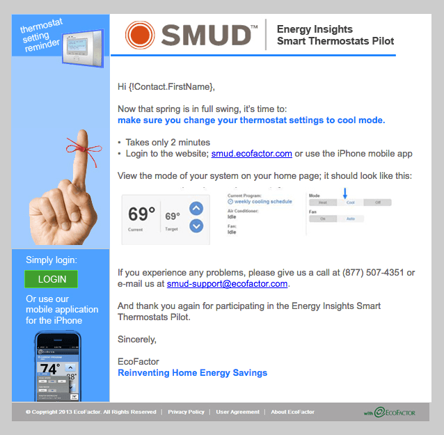 Email newsletter design