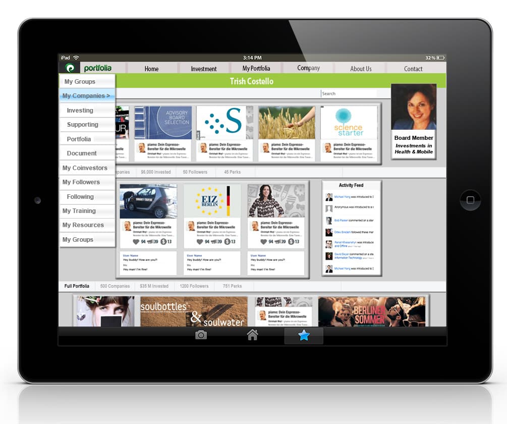 Portfolio website design